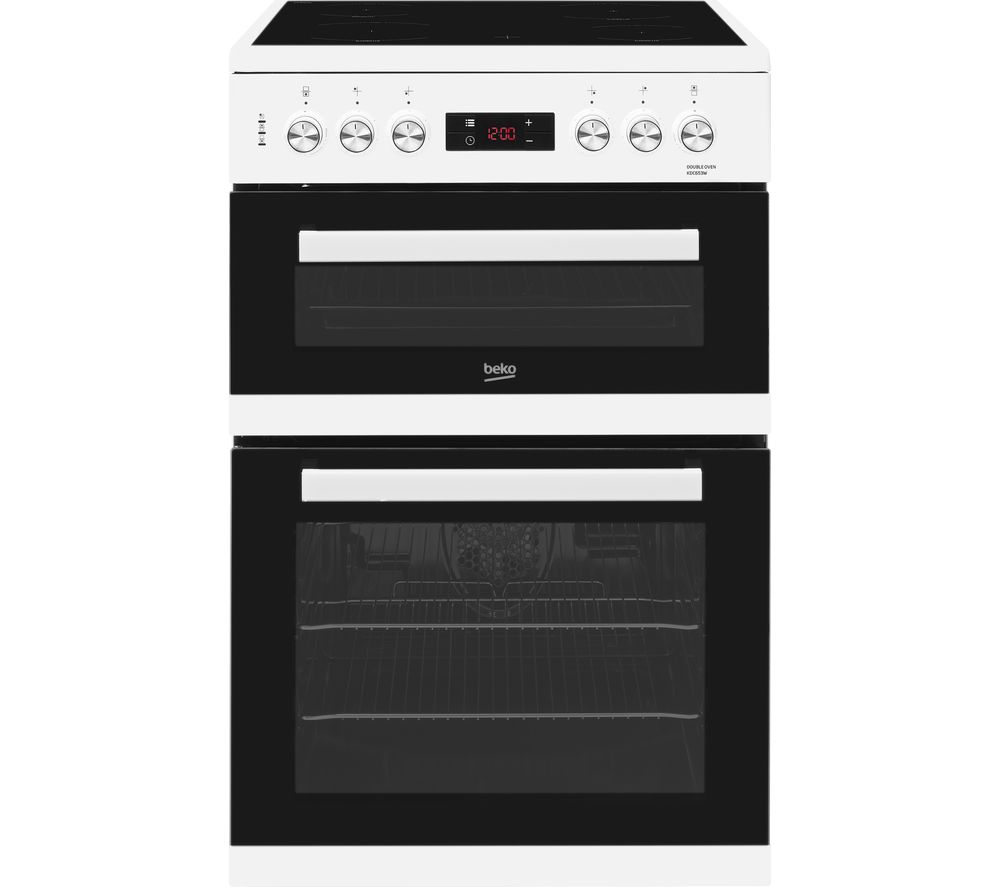 BEKO Pro KDC653W 60 cm Electric Ceramic Cooker - White