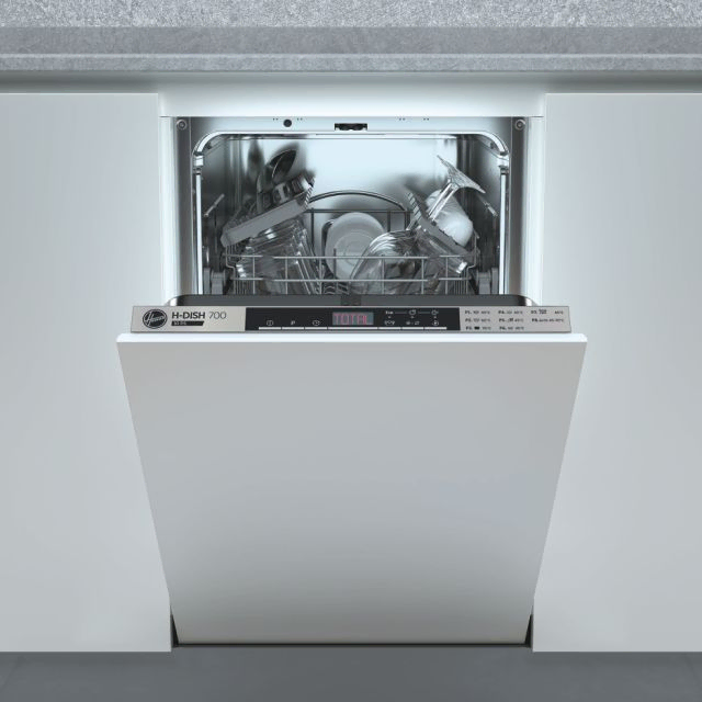 Hoover HMIH2T1047 Full-integrated 10 place settings,Slimline Dishwasher 