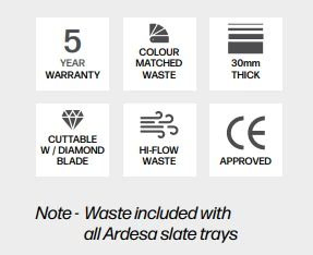 Ardesa Rectangular Slate Trays - Prices start from