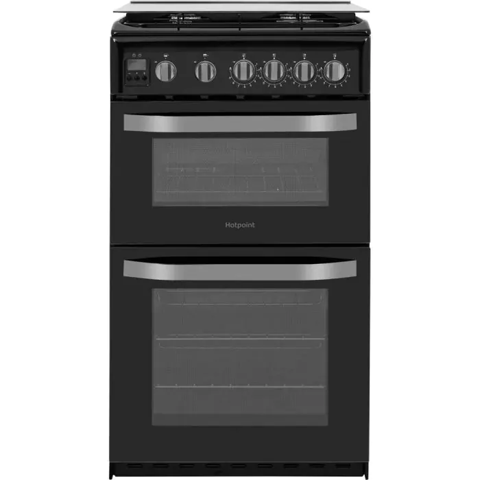 Hotpoint 50cm Gas Cooker - Black