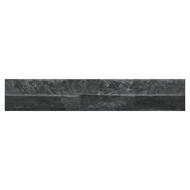 Ordino Wall Tile Black 8 x 44.2cm