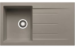A Prima+ 1 bowl inset sink in Light Grey