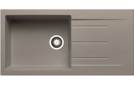 A Prima+ 1 bowl inset sink in Light Grey