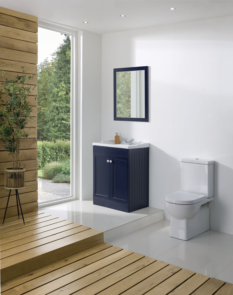 Bathroom Furniture, 600mm Unit - Matt Sapphire Blue, STRABANE WHOLESALE LTD, Strabane, Co. Tyrone