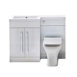 Lili 1100 WC Unit - High Gloss White