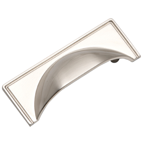  Cup with backplate - brushed nickel