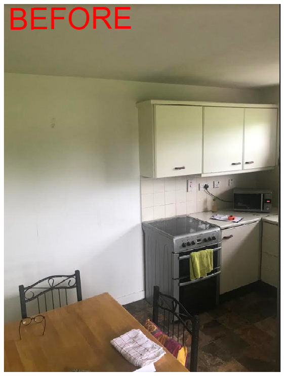 Bespoke Fitted Kitchens, Gloss Doors, BEFORE PICTURE, STRABANE WHOLESALE LTD, Strabane, Co. Tyrone, 02871 382374