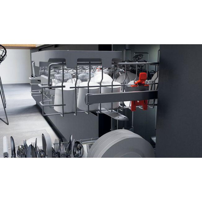 Hotpoint HSIC 3M19 C UK N Slimline Dishwasher - Silver