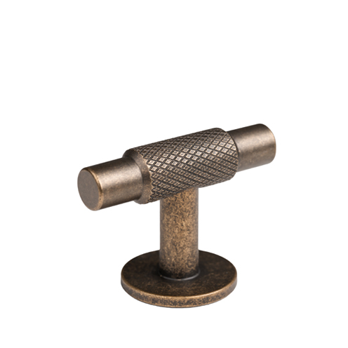 Knurled T-Bar with round back plate