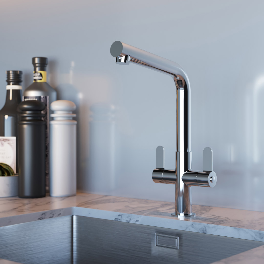 Oda Monobloc Mixer Tap - Chrome