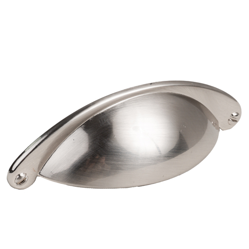 Round cup - brushed nickel