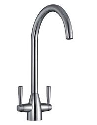 Astral Rubicon Modern Twin Lever Tap (Chrome or Brushed Steel)