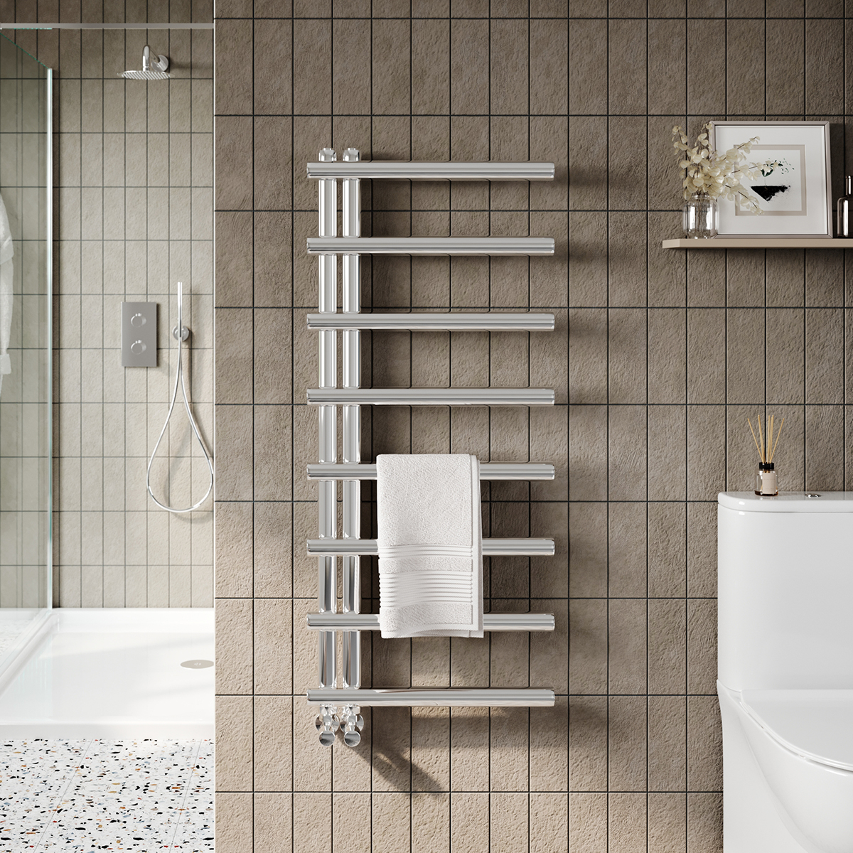 Carlo Towel Radiator Chrome– 500 X 1150