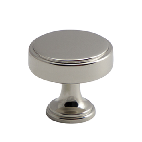 Round knob - polished nickel