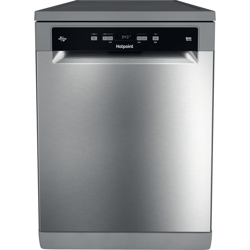 Hotpoint HFC 3C26 WC X UK Freestanding Full Size Dishwasher - Inox