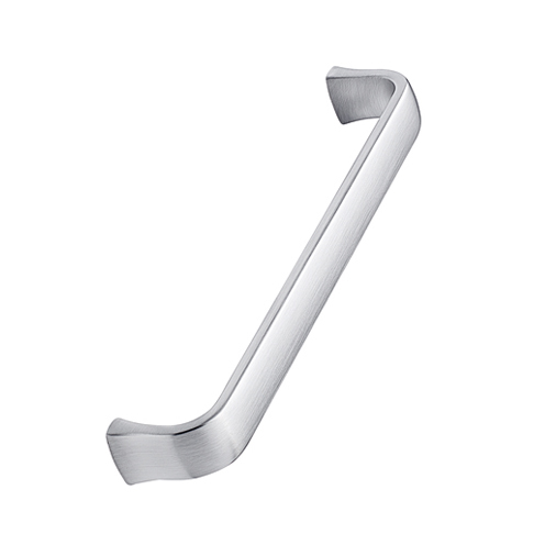 Rounded d handle - inox