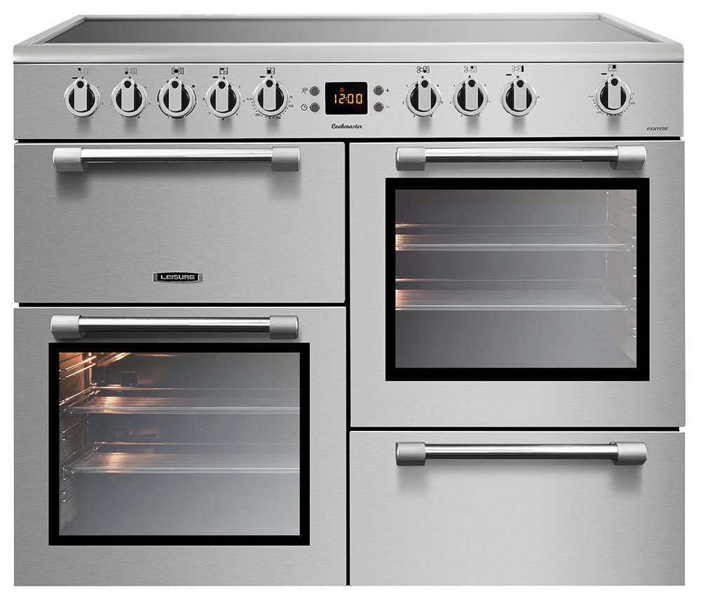 Leisure 100cm Electric Range Cooker with Five Ceramic Zones CK100210X