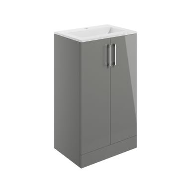 Volta Floor Standing Furniture - Grey Gloss, STRABANE WHOLESALE LTD, STRABANE, CO. TYRONE