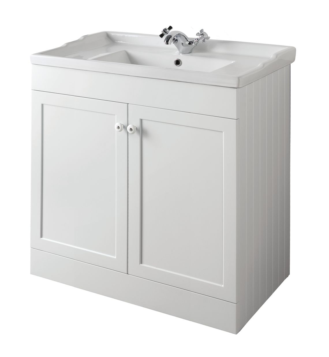 Bathroom Furniture, 800mm Unit - Matt White, STRABANE WHOLESALE LTD, Strabane, Co. Tyrone