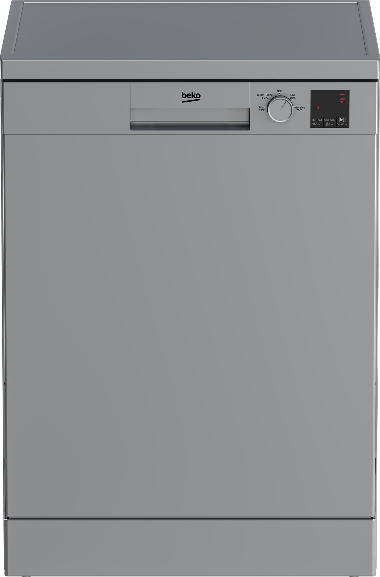 Beko DVN04X20S Freestanding 60cm Silver Dishwasher