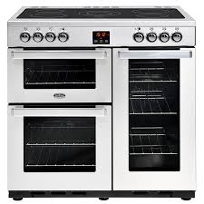 Belling Cookcentre 90E Professional 90cm Electric Range Cooker in Stainless Steel 