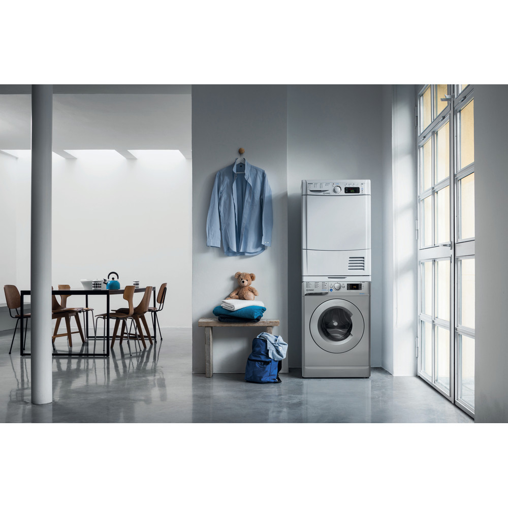 INDESIT Freestanding Innex Washer 7kg 1400spin Push Go - BWE 71452 S UK N