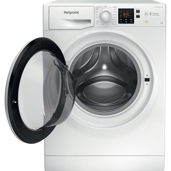 NSWF845CWUKN White 8kg Freestanding Washing Machine
