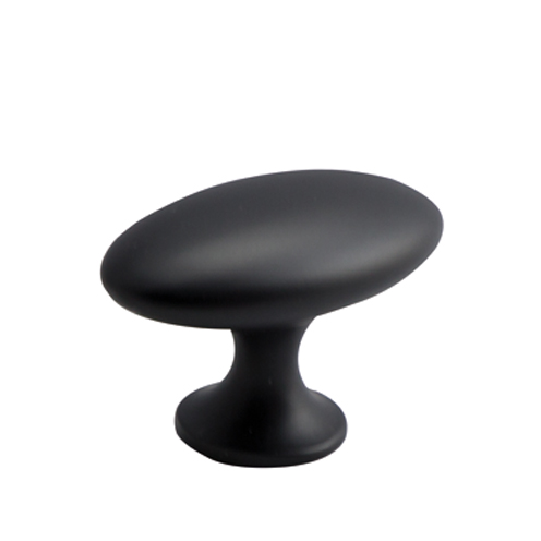  Oval knob - matte black