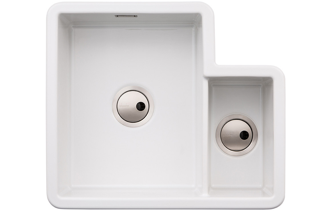 An Abode Sandon 1.5 bowl undermount sink - AW1032