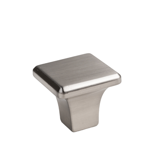 Square knob - brushed satin nickel