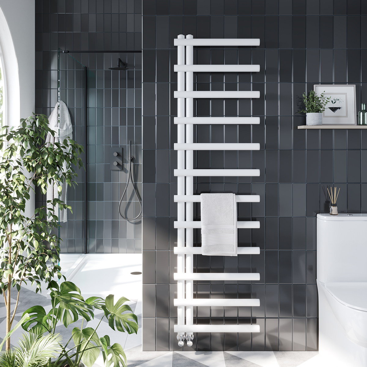 Carlo Towel Radiator White– 500 X 1750