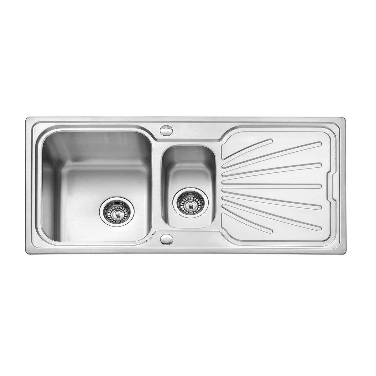 Eirline Large bowl & half sink with drainer