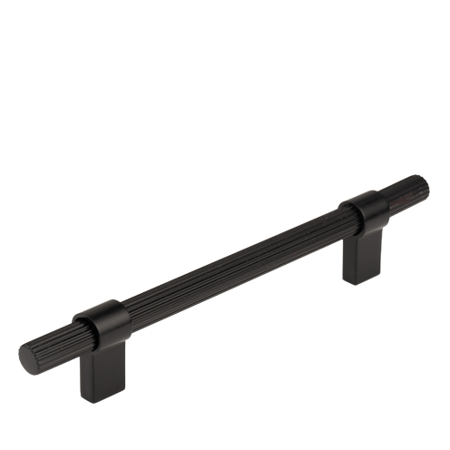 Fluted Bar Handle - Matte Black