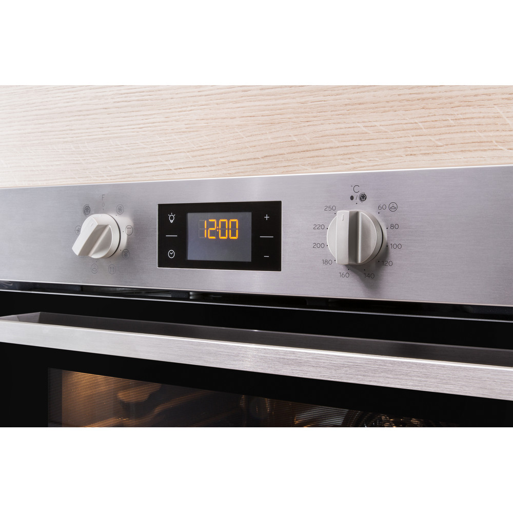 Indesit Aria Electric Fan Single Oven - St/Steel - IFW6340IX 