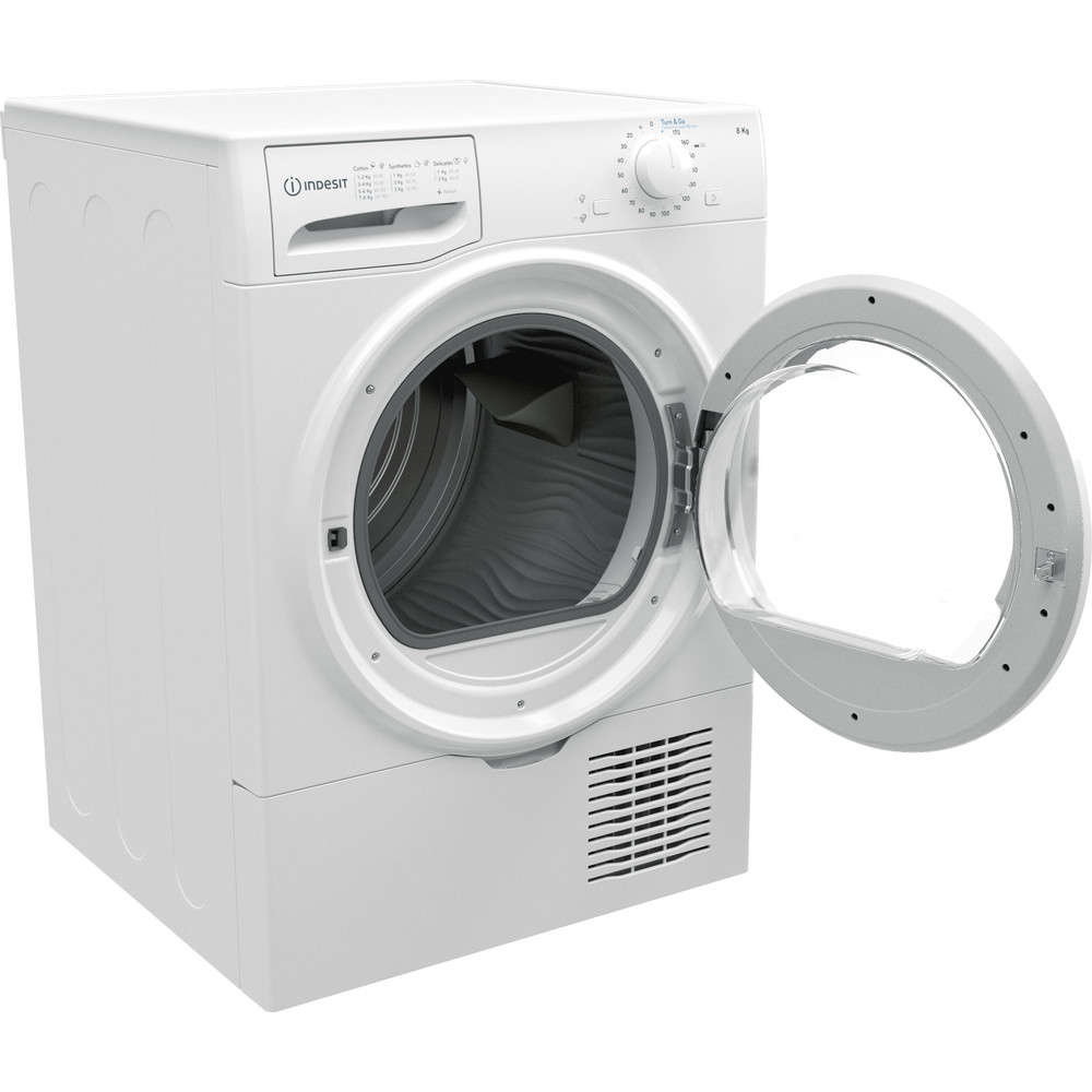 INDESIT Condenser tumble dryer: freestanding, 8,0kg - I2D81WUK 