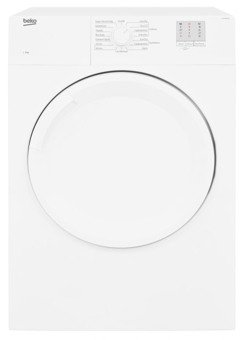 Beko Freestanding Vented Tumble Dryer 8kg - White DTGV8000W