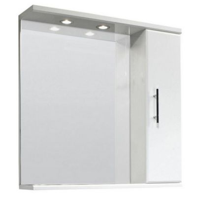 750mm Illuminated Bathroom Mirror And Cabinet
