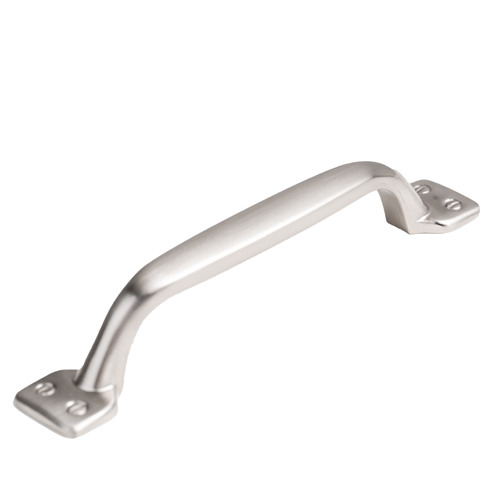 D handle - brushed nickel