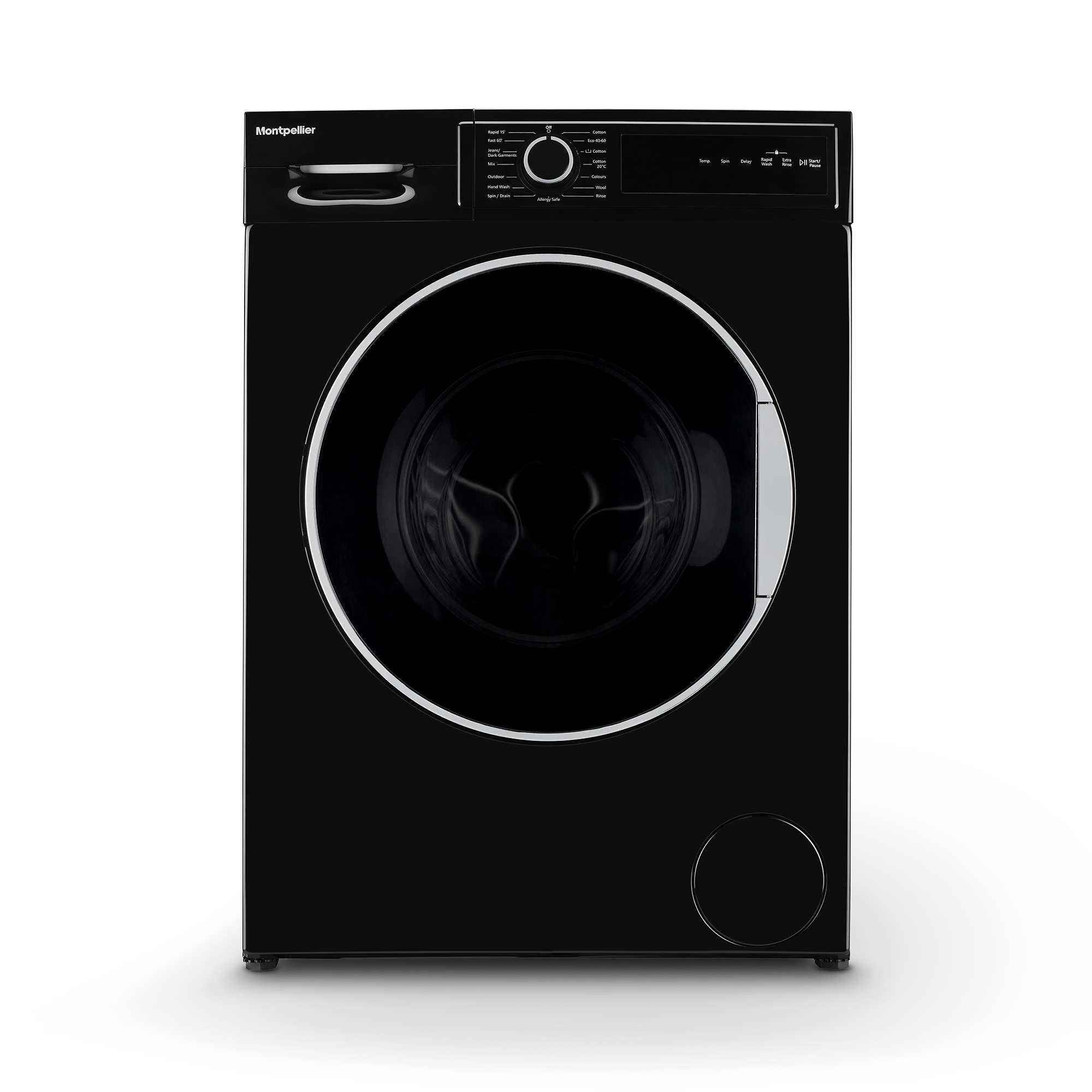 Montpellier MWM814BLK 8kg Washing Machine in Black
