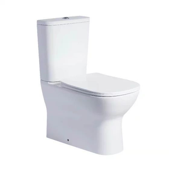 Plumb Essentials Rimless Close Coupled Toilet