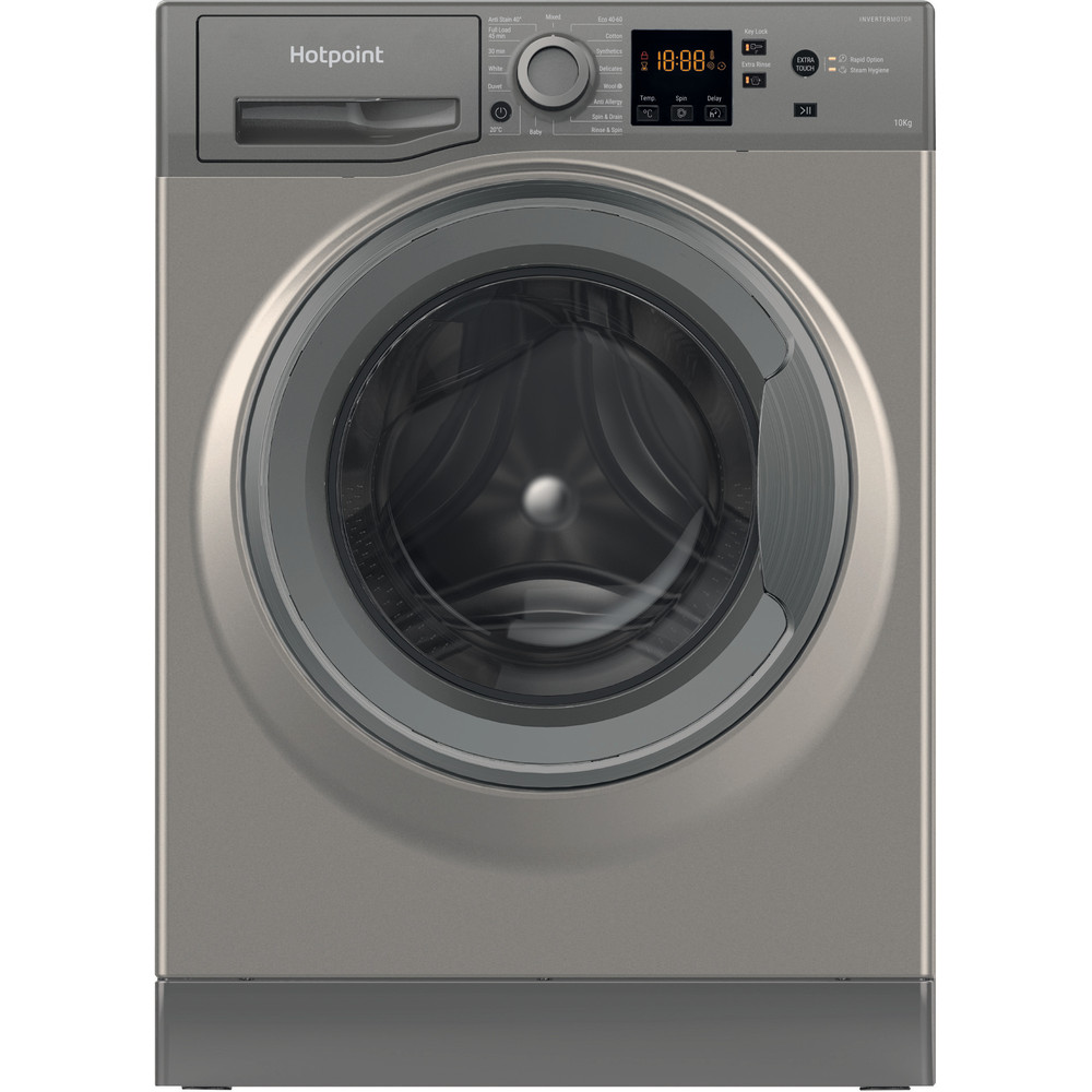 Hotpoint 10kg 1400rpm Freestanding Washing Machine NSWM1043CGGUKN