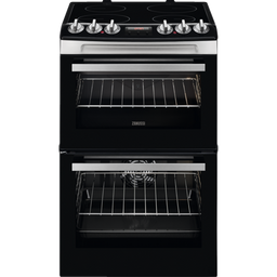 Zanussi 55cm Electric Hob Double Cooker - ZCV46250XA