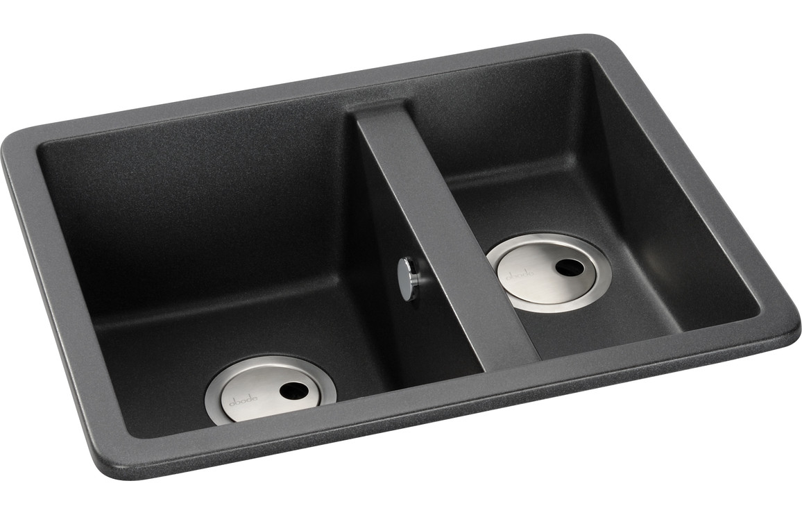 Abode Matrix Sq GR15 1.5B Granite Inset/Undermount Sink 
