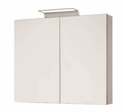 RIMINI - GLOSS WHITE 800MM MIRROR CABINET