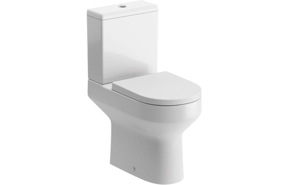 Laurus² Close Coupled Open Back Comfort Height WC & Soft Close Seat