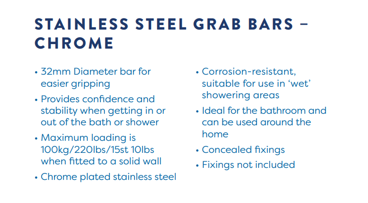 Disability, Less-Abled, Grab Bars & Rails, Strabane Wholesale Ltd, Strabane, Co. Tyrone