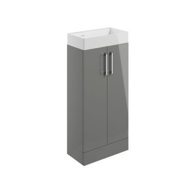 Volta Floor Standing Furniture - Grey Gloss, STRABANE WHOLESALE LTD, STRABANE, CO. TYRONE