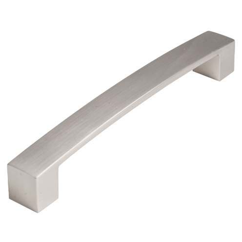 Block d handle - brushed nickel