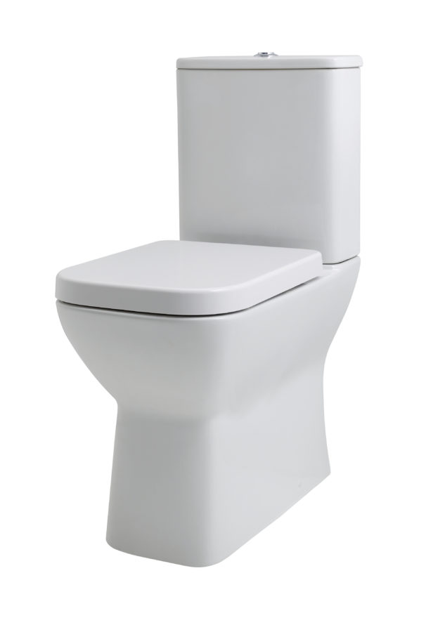 Brooklyn Rimless Close Coupled BTW Comfort Height Toilet