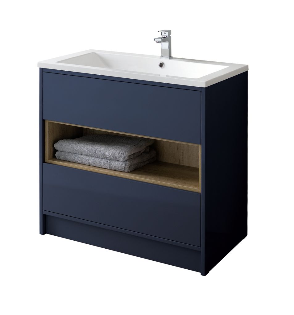 Lucca Matt Sapphire Blue Bathroom Furniture, Strabane Wholesale Ltd, 56 Railway Street, Strabane, BT82 8EH, 02871382374